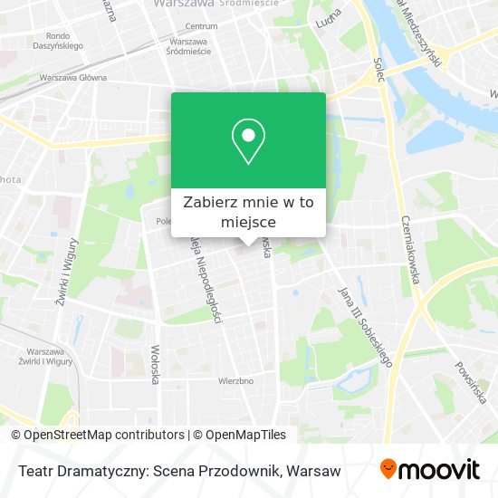 Mapa Teatr Dramatyczny: Scena Przodownik