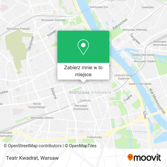 Mapa Teatr Kwadrat