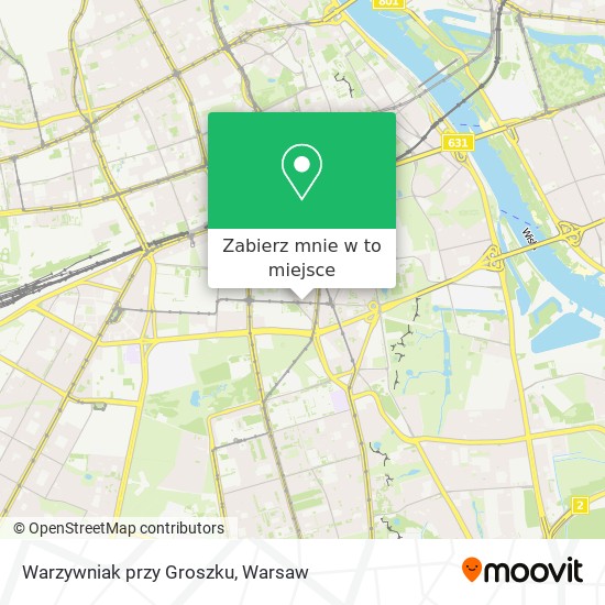 Mapa Warzywniak przy Groszku