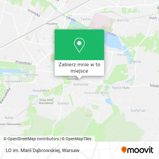 Mapa LO im. Marii Dąbrowskiej