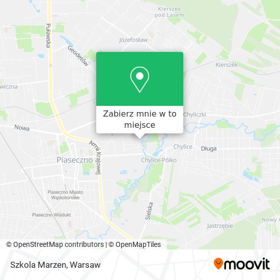 Mapa Szkola Marzen