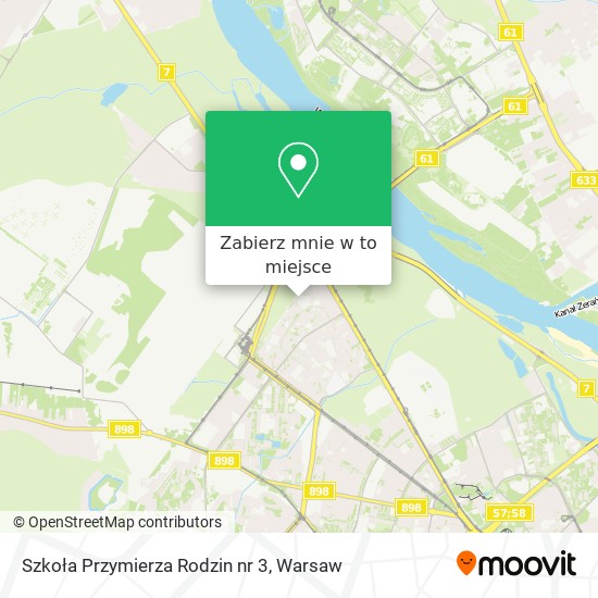 Mapa Szkoła Przymierza Rodzin nr 3