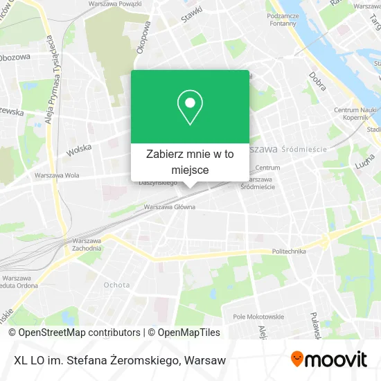 Mapa XL LO im. Stefana Żeromskiego