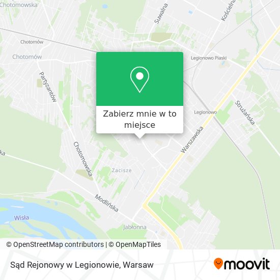 Mapa Sąd Rejonowy w Legionowie