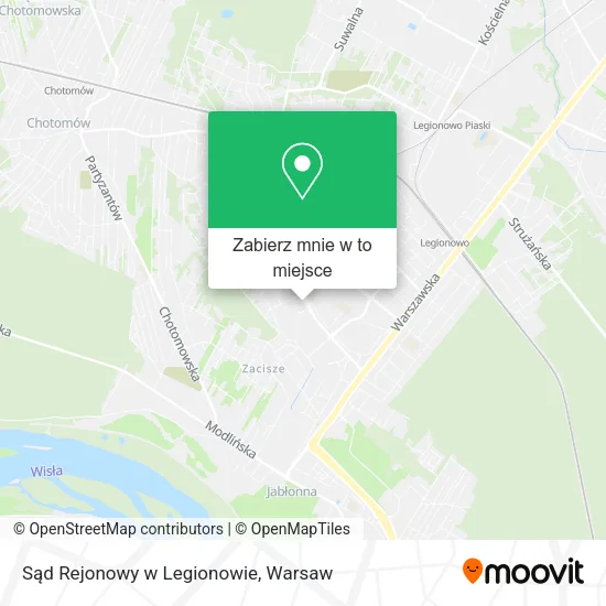 Mapa Sąd Rejonowy w Legionowie