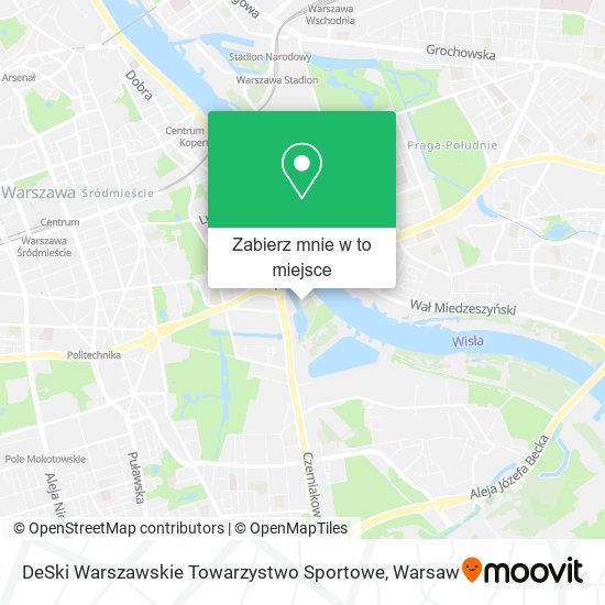 Mapa DeSki Warszawskie Towarzystwo Sportowe