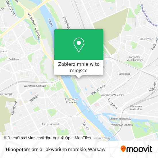 Mapa Hipopotamiarnia i akwarium morskie