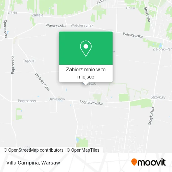 Mapa Villa Campina