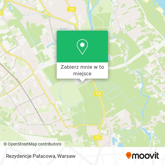 Mapa Rezydencje Pałacowa