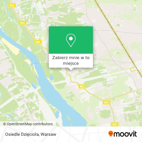 Mapa Osiedle Dzięcioła