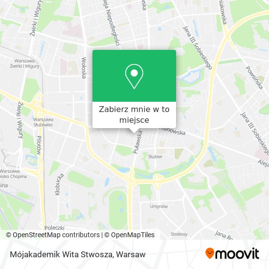 Mapa Mójakademik Wita Stwosza