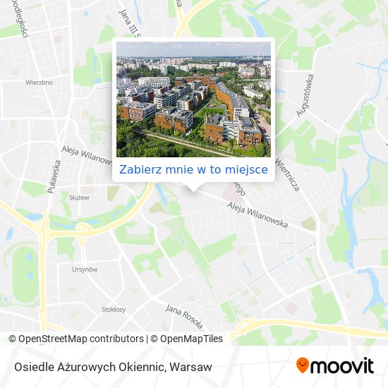 Mapa Osiedle Ażurowych Okiennic