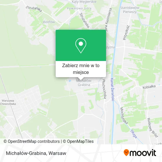 Mapa Michałów-Grabina