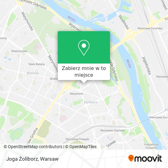 Mapa Joga Żoliborz