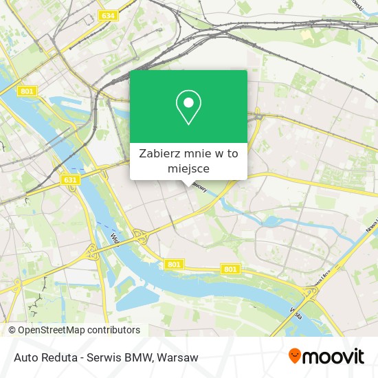 Mapa Auto Reduta - Serwis BMW