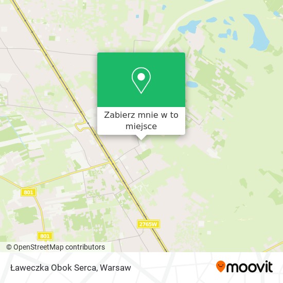 Mapa Ławeczka Obok Serca