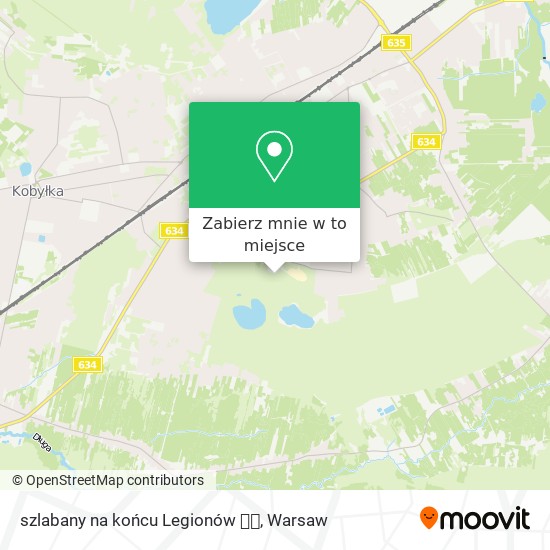 Mapa szlabany na końcu Legionów 🌲🌲