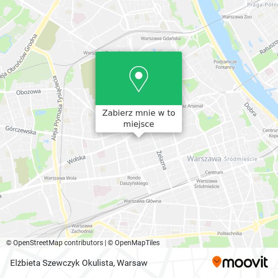 Mapa Elżbieta Szewczyk Okulista