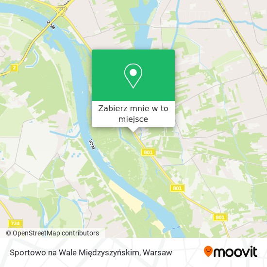 Mapa Sportowo na Wale Międzyszyńskim