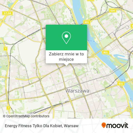 Mapa Energy Fitness Tylko Dla Kobiet