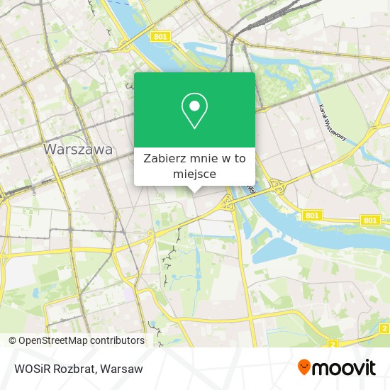 Mapa WOSiR Rozbrat