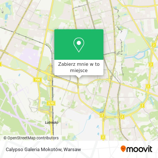 Mapa Calypso Galeria Mokotów