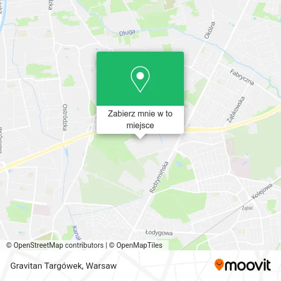 Mapa Gravitan Targówek