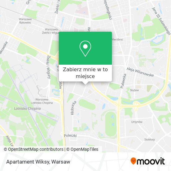 Mapa Apartament Wiksy