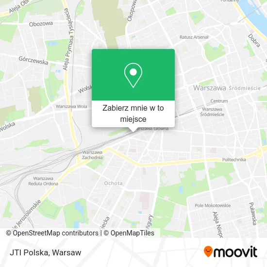 Mapa JTI Polska