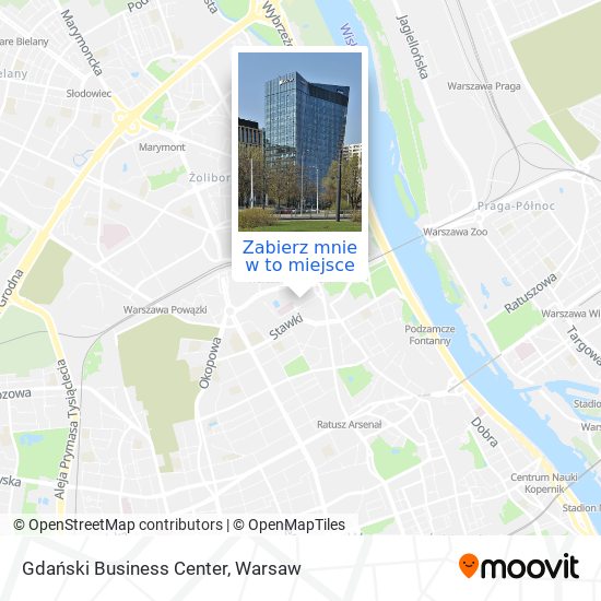 Mapa Gdański Business Center