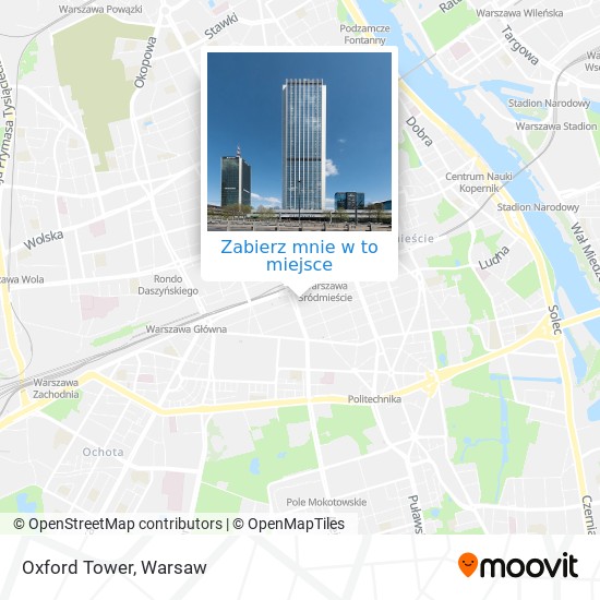 Mapa Oxford Tower