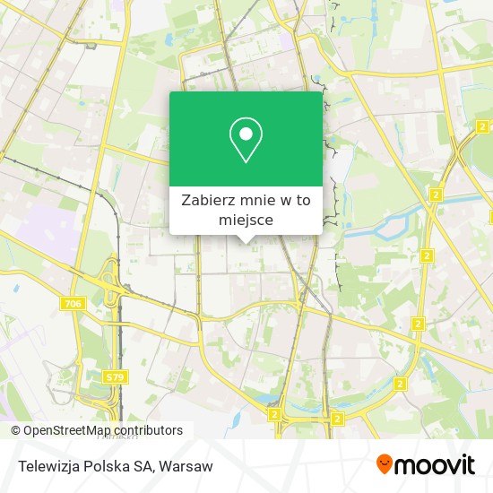 Mapa Telewizja Polska SA