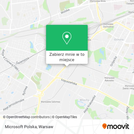 Mapa Microsoft Polska