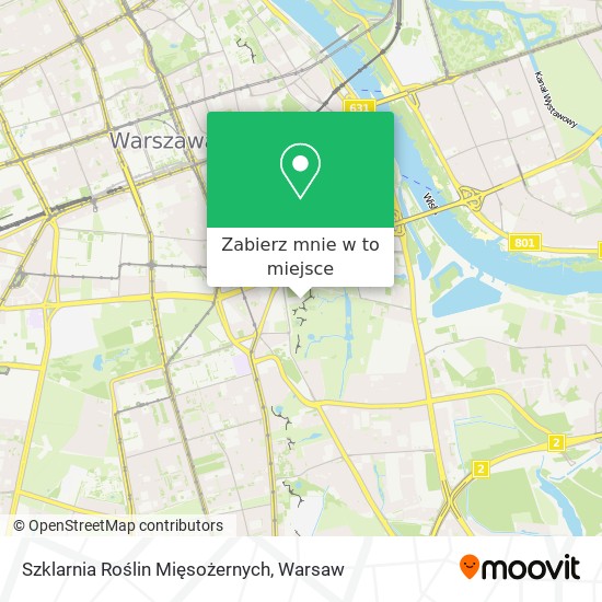 Mapa Szklarnia Roślin Mięsożernych