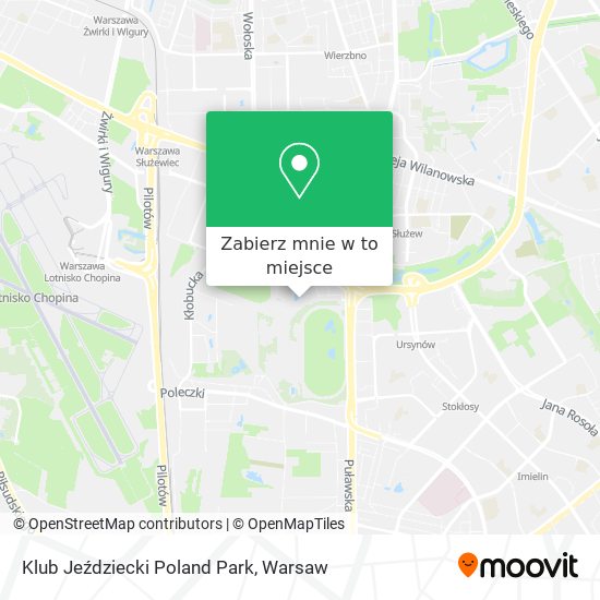 Mapa Klub Jeździecki Poland Park