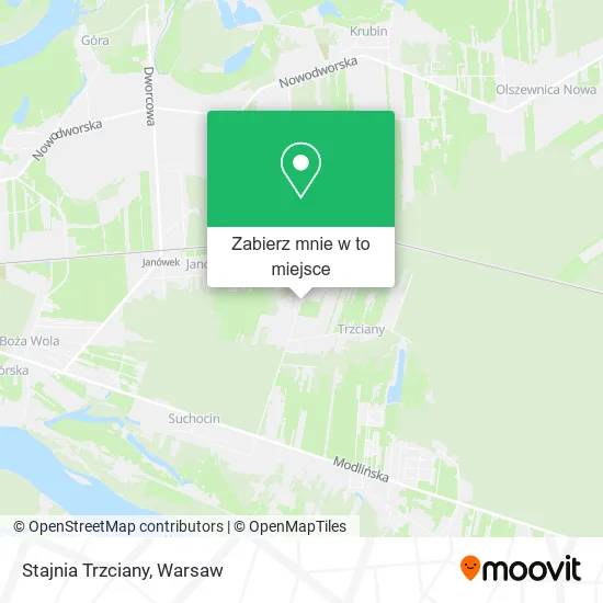 Mapa Stajnia Trzciany