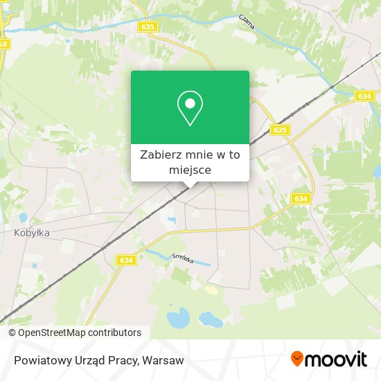 Mapa Powiatowy Urząd Pracy