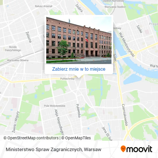 Mapa Ministerstwo Spraw Zagranicznych