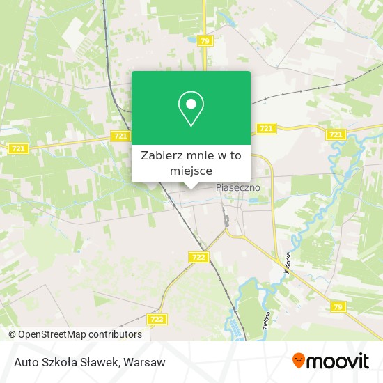 Mapa Auto Szkoła  Sławek