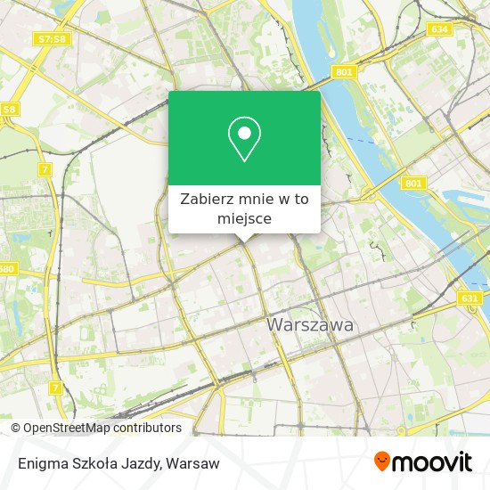 Mapa Enigma Szkoła Jazdy