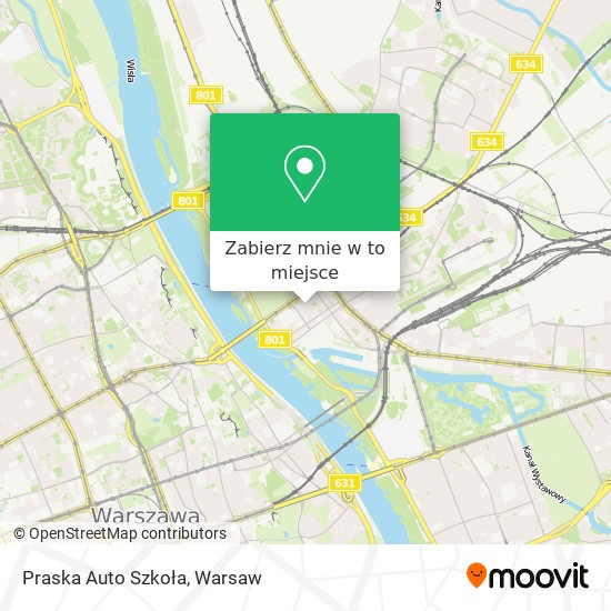 Mapa Praska Auto Szkoła