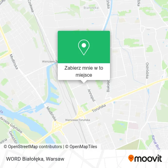 Mapa WORD Białołęka