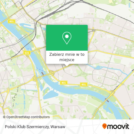 Mapa Polski Klub Szermierczy