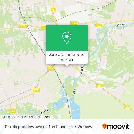 Mapa Szkola podstawowa nr. 1 w Piasecznie