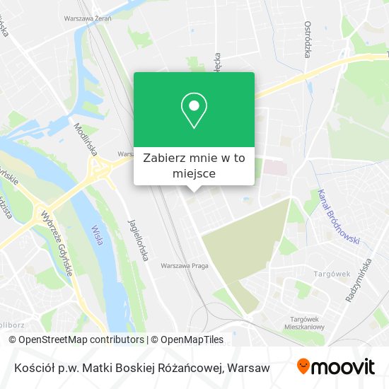 Mapa Kościół p.w. Matki Boskiej Różańcowej