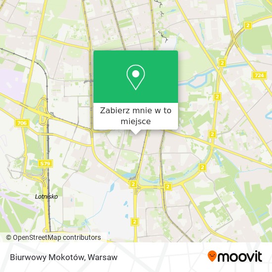 Mapa Biurwowy Mokotów