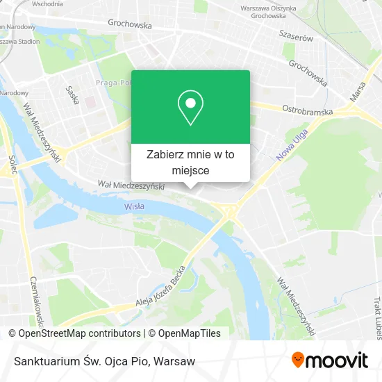 Mapa Sanktuarium Św. Ojca Pio
