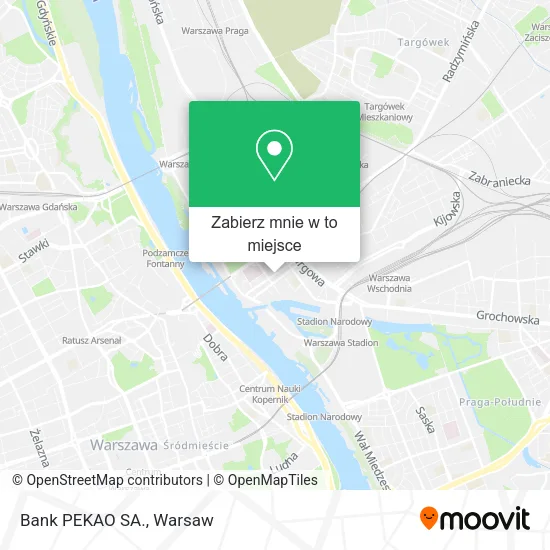 Mapa Bank PEKAO SA.
