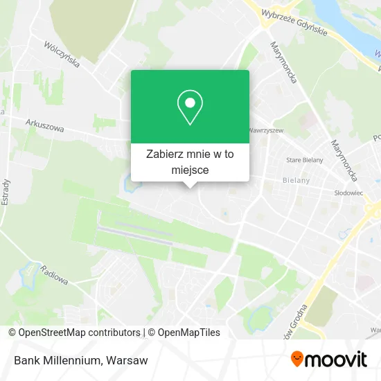 Mapa Bank Millennium
