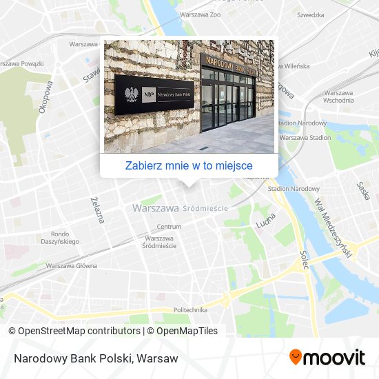 Mapa Narodowy Bank Polski